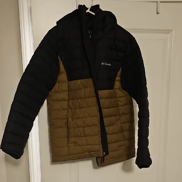 Columbia Two-Tone Black and Brown Jacket - Picture 1 of 4